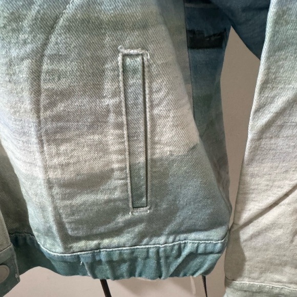 Blank NYV Lost in Paradise Denim Jacket Size Medium - Picture 5 of 6